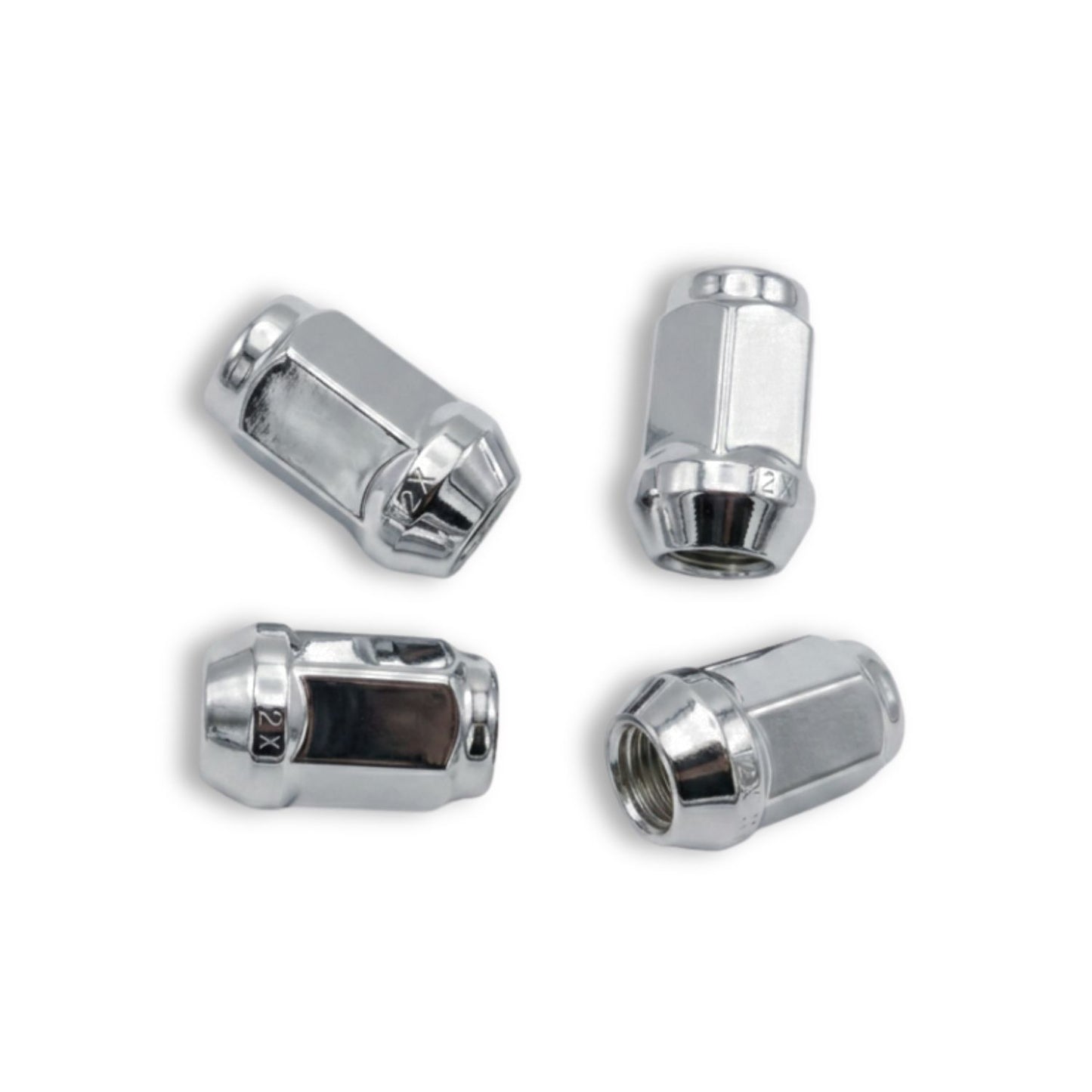 M12x1.5 Bulge Acorn Closed End Wheel Nut (Chrome Finish)