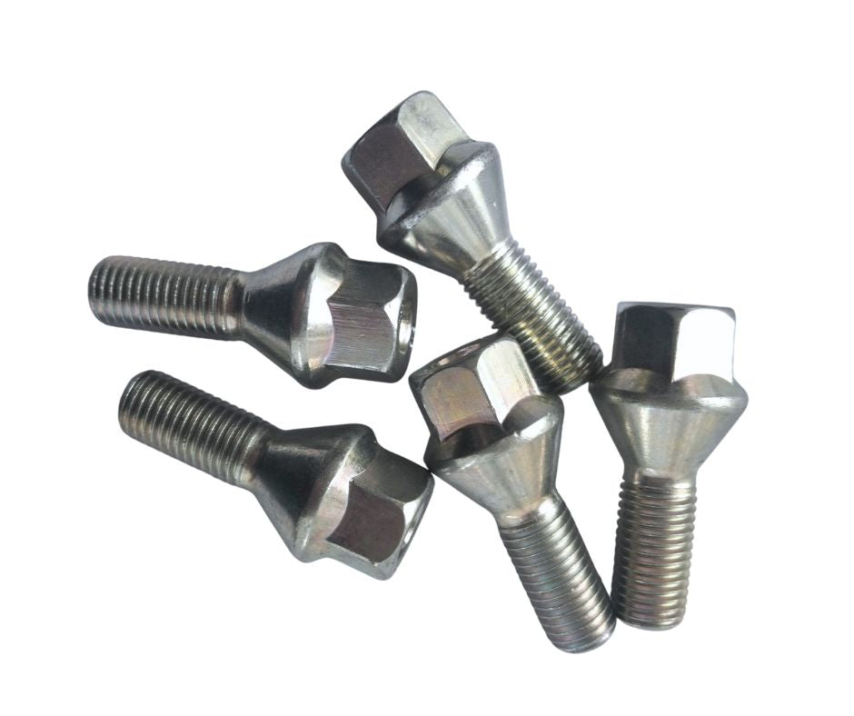 Wheel bolts M12x1.5x25 cone seat (BMW, Opel, Renault, VW Golf Mk1 etc)