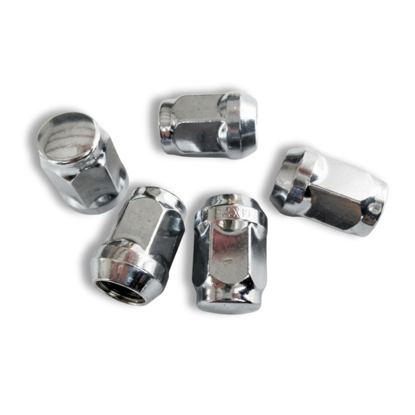 M14x1.5 Bulge Acorn Closed End Wheel Nut (Chrome Finish)