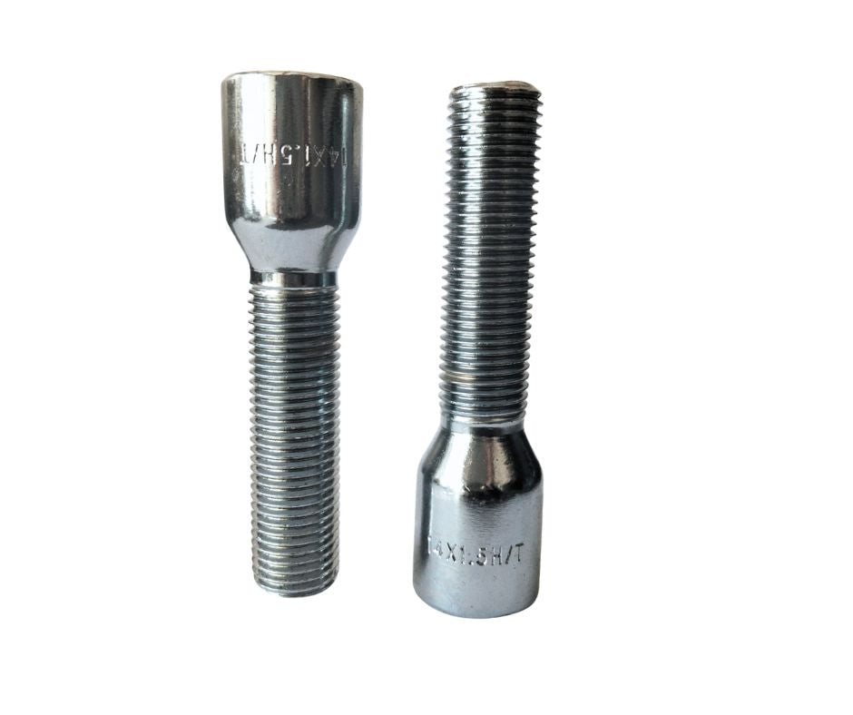 Tuner wheel bolts M14x1.5x50 - cone seat - set of 10