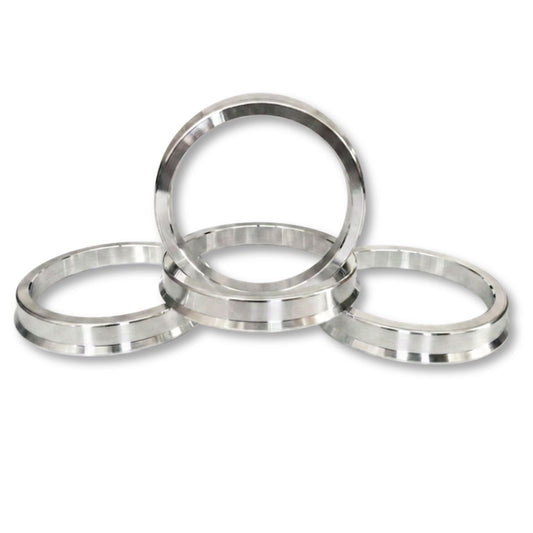 Hub-Centric Spigot Rings | 66.6mm OD (Wheel) to 57.1mm ID (Hub) | Billet Aluminium (Set of 4)