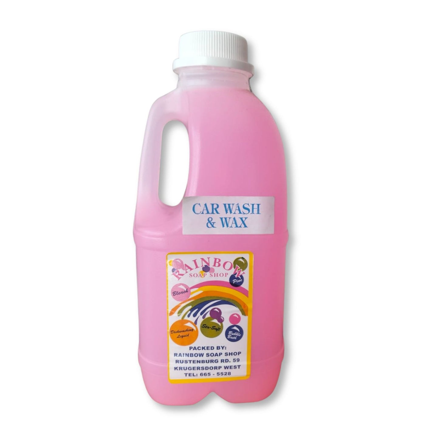 Car Wash & Wax - 1 Litre Bottle | High-Foam Vehicle Shampoo