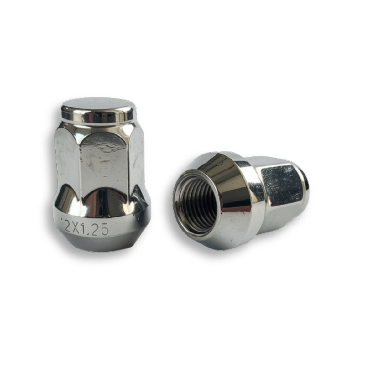 M12x1.25 Bulge Acorn Closed End Wheel Nut (Chrome Finish) – 17 Hex