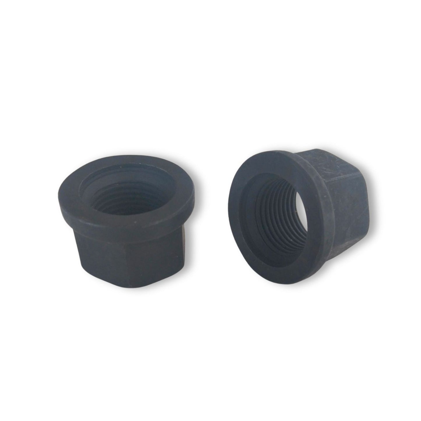 M18x1.5 Flange Flat Wheel Nut (Black Finish) – Heavy Duty & Agricultural