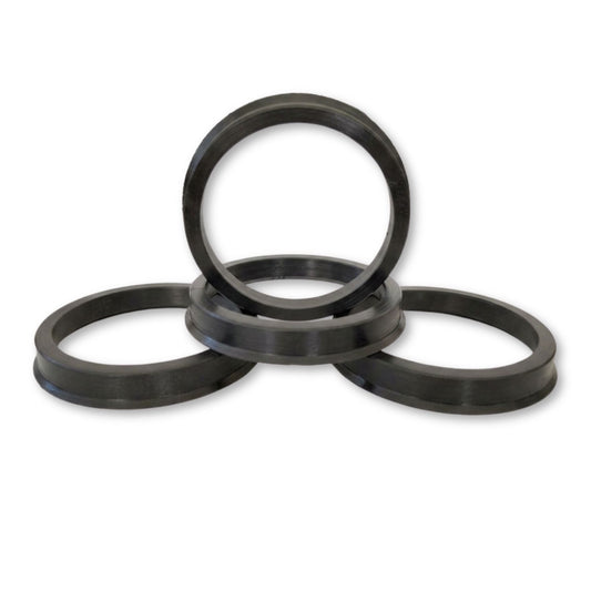 Hub-Centric Spigot Rings | 66.6mm OD (Wheel) to 57.1mm ID (Hub) | Heavy-Duty Nylon (Set of 4)