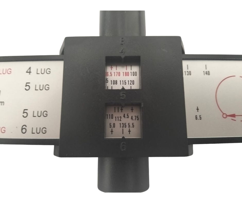 Pitch Circle Diameter (PCD) Gauge/Wheel Bolt Pattern Gauge
