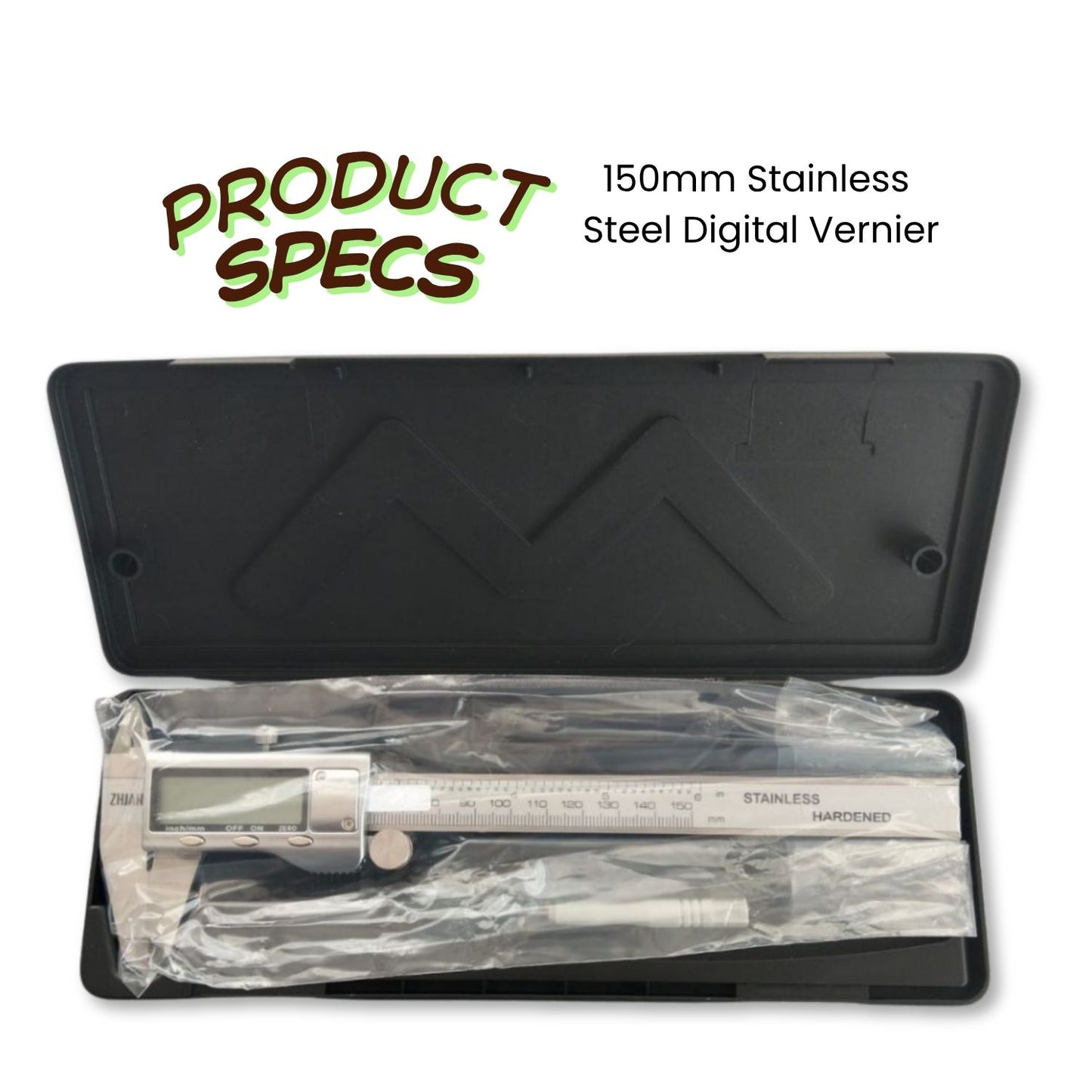 150mm Stainless Steel Digital Vernier Caliper | High-Precision Measuring Tool