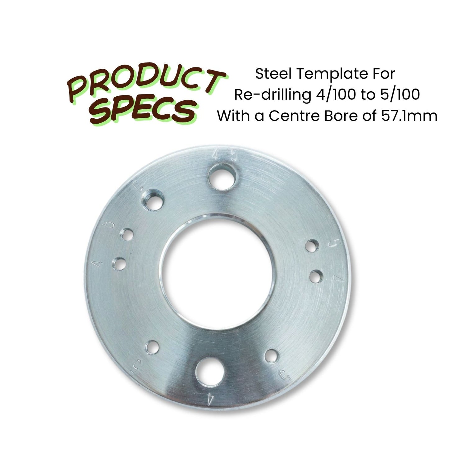 4x100 to 5x100 Wheel Hub Drilling Template | VW Mk1/Mk2/Mk3 & BMW E30 Conversion Guide