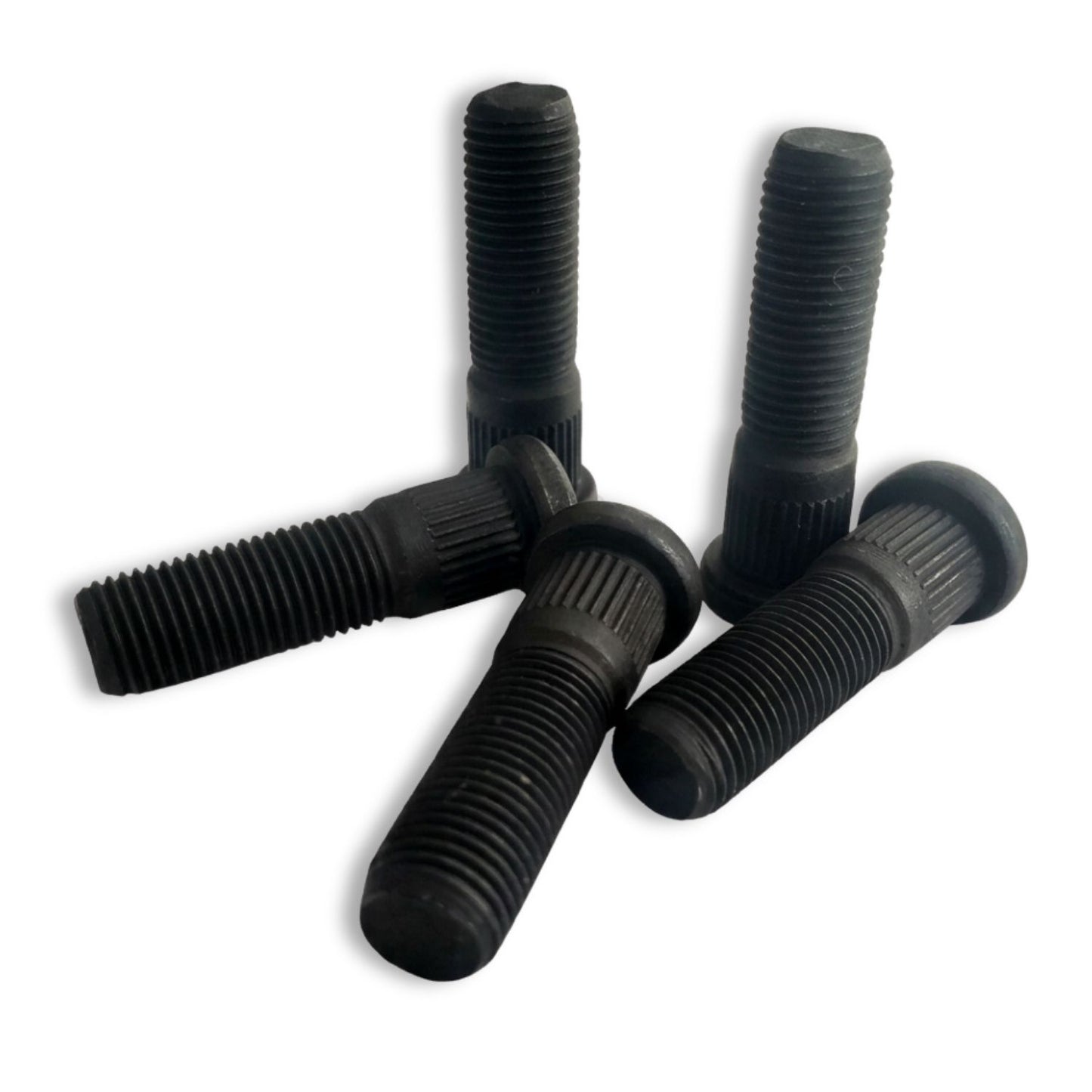 M12x1.25 Wheel Stud | 43mm Length & 13mm Knurl | High-Tensile Steel Replacement